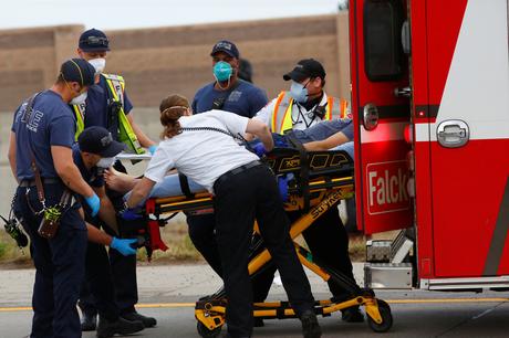 Car rushes at protesters in Colorado