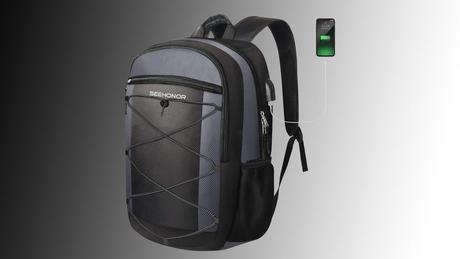 Save 65% on a spacious laptop backpack that’s wired for power
