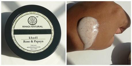 Khadi Rose & Papaya Face Scrub (Price – Rs. 125)
