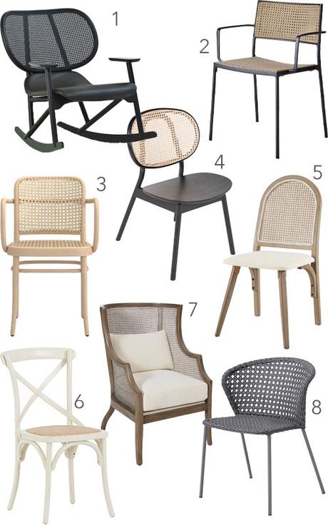 Get the Look: 50 Modern Cane Chairs