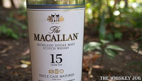 The Macallan 15 Years Triple Cask Matured Front Label