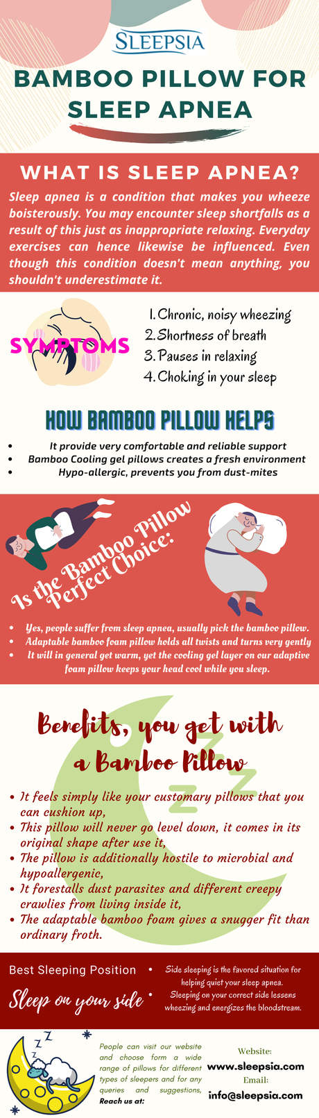 Benefits of Bamboo Pillow for Sleep Apnea