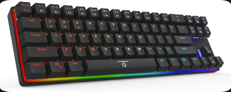 6. Drevo Calibur Mechanical Keyboard with Blue Switch