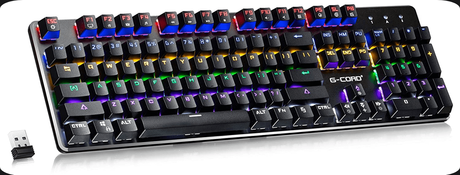 3. G-Cord Wireless- Best Gaming Office Keyboard