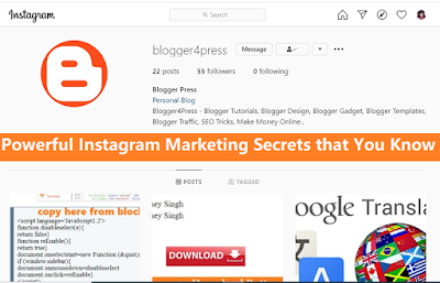 Powerful Instagram Marketing Secrets that You Know