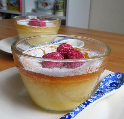  Buttermilk Lemon Puddings for Two