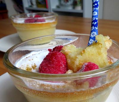  Buttermilk Lemon Puddings for Two