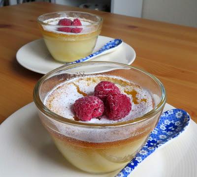  Buttermilk Lemon Puddings for Two