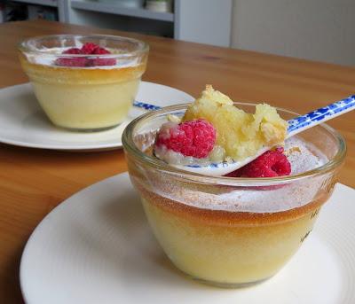  Buttermilk Lemon Puddings for Two