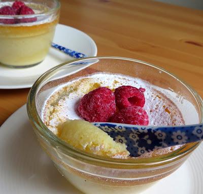  Buttermilk Lemon Puddings for Two