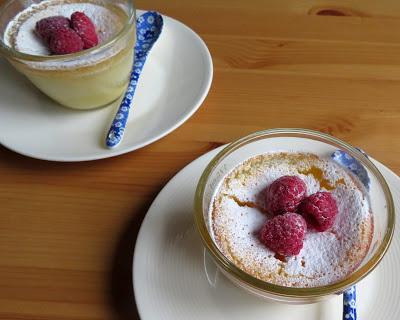  Buttermilk Lemon Puddings for Two