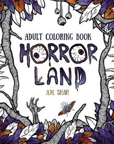 Horror Land Adult Colouring 