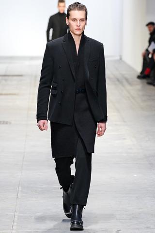 long tunic tops + cropped trousers @ COSTUME NATIONAL menswear A/W 2012