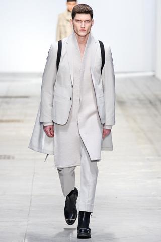 long tunic tops + cropped trousers @ COSTUME NATIONAL menswear A/W 2012