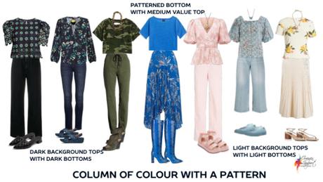 5 Simple Steps to Choosing a Patterned Garment in a Column of Colour