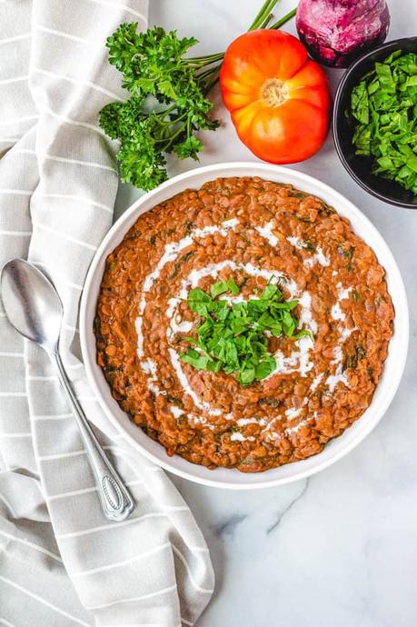 Dal Makhani Recipe (Healthy, Vegan)