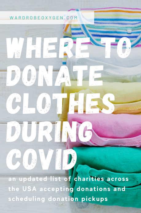 Where to Donate and Sell Clothes During COVID
