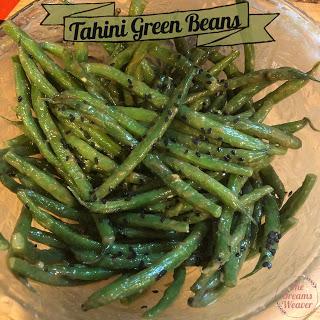 Tahini Green Beans ~ The Dreams Weaver