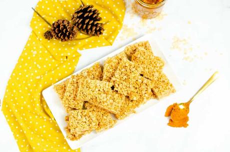 Vegan Rice Krispie Treats with Pumpkin Spice