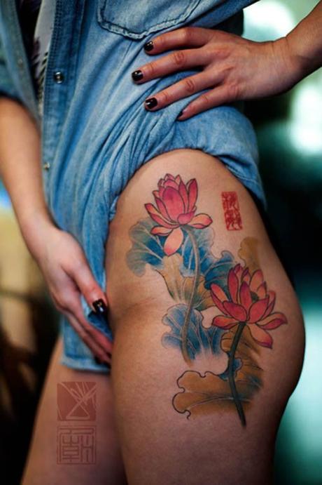 Top Most Beautiful Floral Tattoos Designs