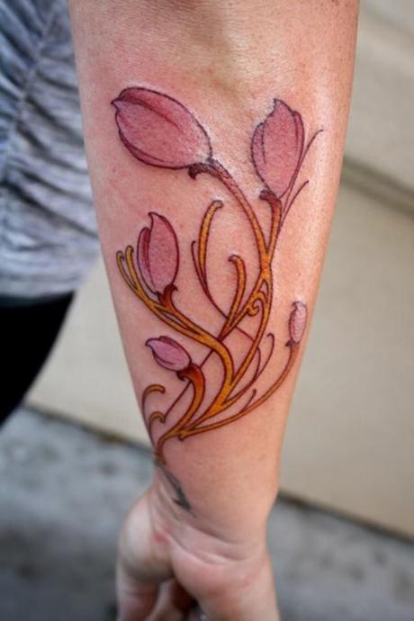 Top Most Beautiful Floral Tattoos Designs