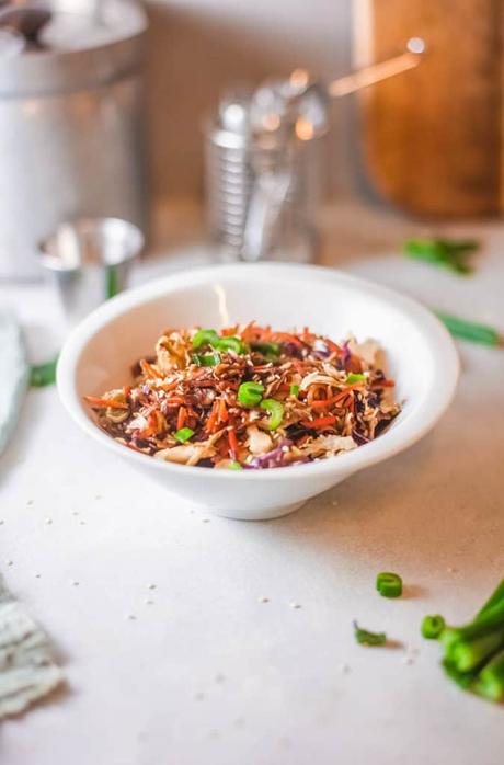 Vegetarian Egg Roll in a Bowl