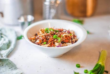 Vegetarian Egg Roll in a Bowl