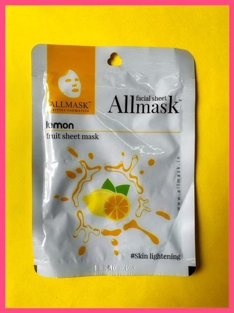 ALLMASK facial sheet mask Review: Made in India