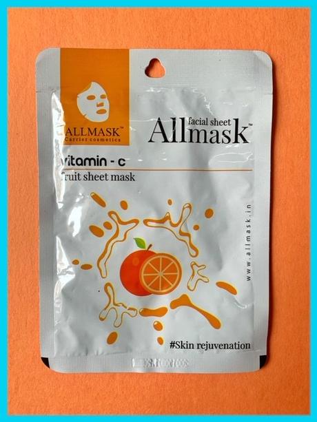 ALLMASK facial sheet mask Review: Made in India