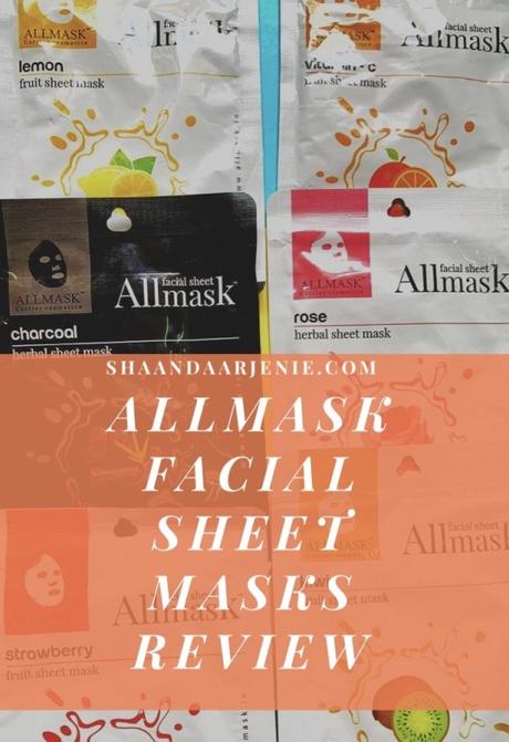ALLMASK facial sheet mask Review: Made in India