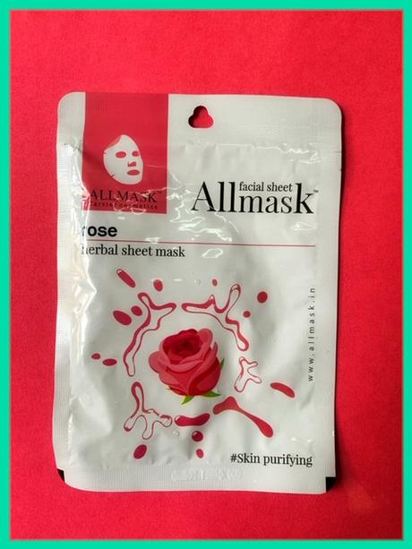 ALLMASK facial sheet mask Review: Made in India