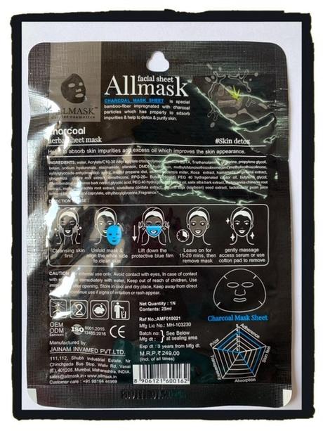 ALLMASK facial sheet mask Review: Made in India