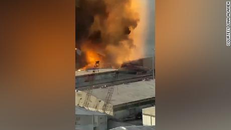 Couple standing less than 600 meters from blast site survives Beirut explosion