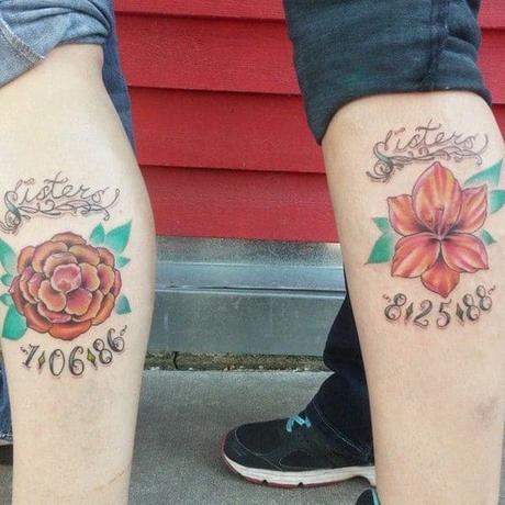 Famous Beautiful Sister Tattoos shared to choose Famous Beautiful Sister Tattoos shared to choose