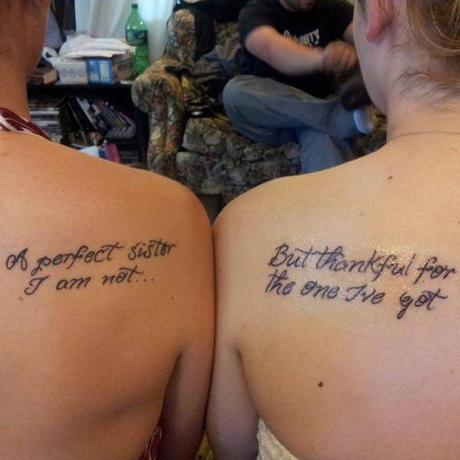Famous Beautiful Sister Tattoos shared to choose Famous Beautiful Sister Tattoos shared to choose