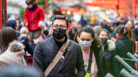 People wearing masks to protect themselves against coronavirus