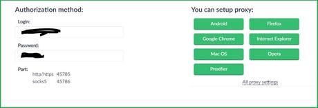 Proxy-Seller onfiguration