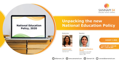 Webinar Notes: Unpacking the National Education Policy