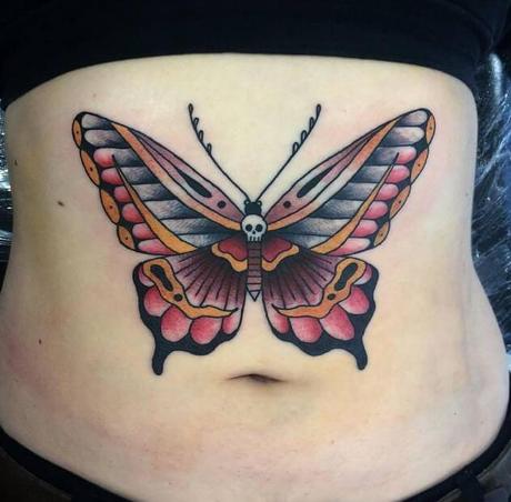 moth tattoo stomachTikTok Search