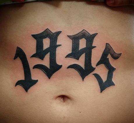 Really want the 1996 tattoo but 1999 instead any advice on fonts design  or placement Thanks in advance  rTattooDesigns
