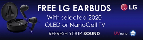LG NanoCell and OLEG TVs - Free LG EarBuds!