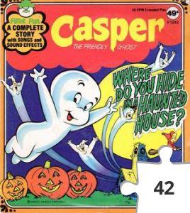 Jigsaw puzzle - Casper “Where Do You Hide In A Haunted House?” story record