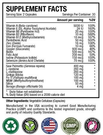 hairprin ingredients