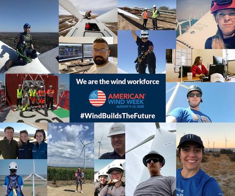 #WindBuildsTheFuture: The American Wind Energy Association (AWEA) Is Celebrating American Wind Week 2020 