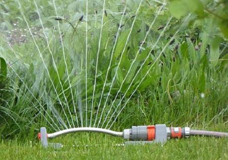 How do you deal with poor lawn drainage?