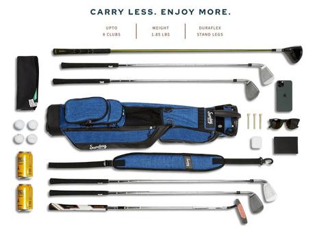 Comfortably Carry Clubs with the Sunday Golf Bag