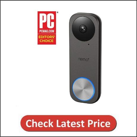 Remo+ RemoBell S WiFi Video Doorbell Camera with HD Video