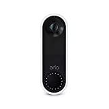 Arlo Video Doorbell | HD Video Quality, 2-Way Audio, Package Detection | Motion Detection and Alerts | Built-in Siren | Night Vision | Easy Installation (Existing Doorbell Wiring Required) | (AVD1001)