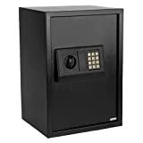 Digital Safe Box, Home Use Electronic Password Steel Plate Safe Box Black for Home safes Small Safe fire Safe Money Safe Sentry Safe fire Proof Water Proof Safe Fireproof Safety Boxes