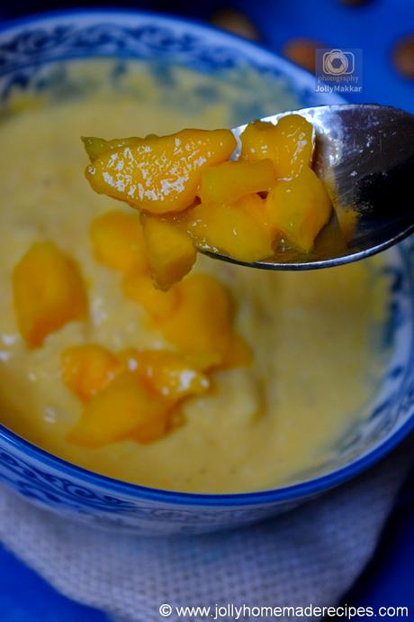 Indian Style Mango Rice Pudding